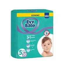 Підгузки Evy Baby Junior Twin 11-25 кг 30 шт (8683881000219)