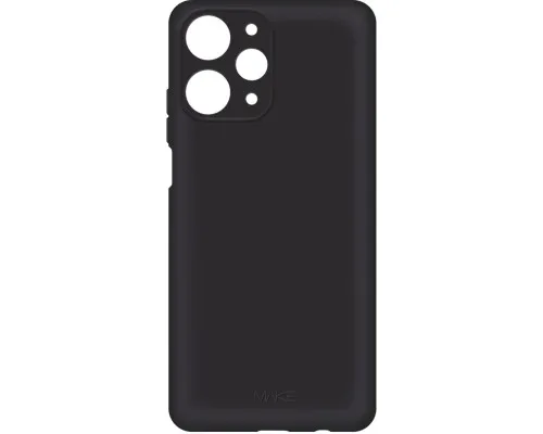 Чехол для мобильного телефона MAKE Xiaomi Redmi 12 Skin Black (MCS-XR12BK)