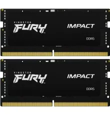 Модуль памяти для ноутбука SoDIMM DDR5 32GB (2x16GB) 6000 MHz Impact Kingston Fury (ex.HyperX) (KF560S38IBK2-32)
