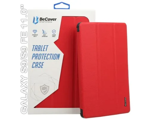 Чехол для планшета BeCover Smart Case Samsung Tab S9 (SM-X710/SM-X716)/S9 FE (SM-X510/SM-X516B) 11.0 Red (710412)