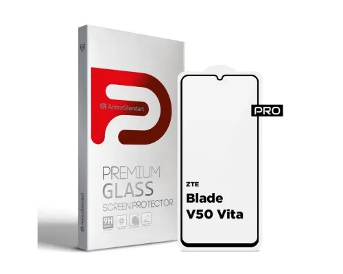 Скло захисне Armorstandart Pro ZTE Blade V50 Vita Black (ARM70681)