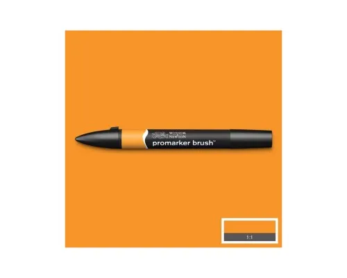 Маркер Winsor&Newton двосторонній Brushmarker, (O567) Бурштиновий (884955043202)