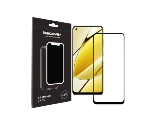 Стекло защитное BeCover Realme 11 4G Black (710510)