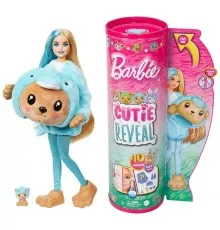 Кукла Barbie Cutie Reveal Великолепное комбо Медвежонок в костюме дельфина (HRK25)