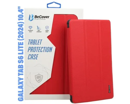 Чехол для планшета BeCover Smart Case Samsung Tab S6 Lite (2024) 10.4" P620/P625/P627 Red (710817)