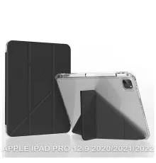 Чехол для планшета BeCover Ultra Slim Origami Transparent Apple iPad Pro 12.9 2020/2021/2022 Black (711694)