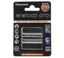 Аккумулятор Panasonic Eneloop Pro AAA 930 mAh NI-MH * 2 (BK-4HCDE/2BE)