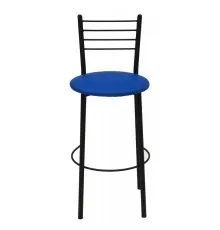 Барный стул Примтекс плюс барный 1022 Hoker black S-5132 Blue (1022 HOKER black S-5132)