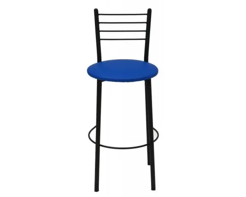 Барний стілець Примтекс плюс барный 1022 Hoker black S-5132 Blue (1022 HOKER black S-5132)