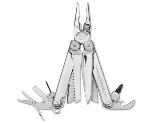 Мультитул Leatherman WAVE PLUS, синтетический чехол, карт. коробка (832524)