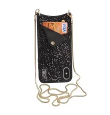 Чехол для мобильного телефона BeCover Glitter Wallet Apple iPhone X/Xs Black (703617) (703617)