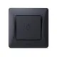 Кнопка звонка Videx BINERA  1кл черный графит (VF-BNDB1-BG)