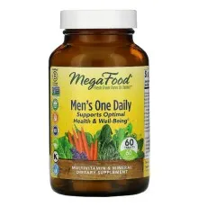 Мультивитамин MegaFood Мультивитамины для мужчин, Men’s One Daily, 60 таблеток (MGF-10107)