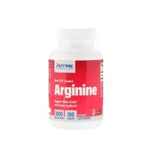 Амінокислота Jarrow Formulas L-аргінін, 1 000 мг, 100 таблеток (JRW-15036)