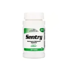 Витаминно-минеральный комплекс 21st Century Мультивитаминная и мультиминеральная добавка, Sentry, 130 (CEN-22380)