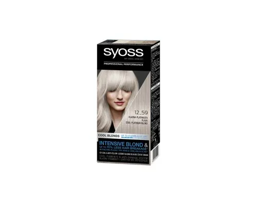 Краска для волос Syoss 12-59 Холодный Платиновый блонд 115 мл (9000101210521)