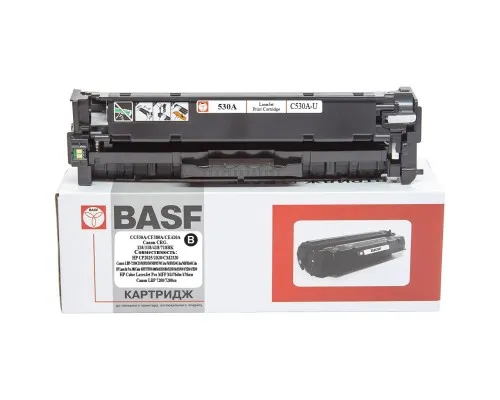 Картридж BASF HP CC530A/CF380A/CE410A, Canon 118/318/418/718 Black (BASF-KT-CC530A-U)