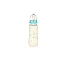 Бутылочка для кормления Baby-Nova Droplets, 240 мл, Голубая (3960076)