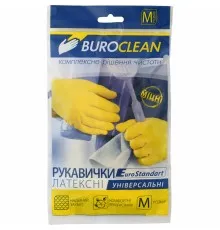Перчатки хозяйственные Buroclean размер M 1 пара (4823078930736)