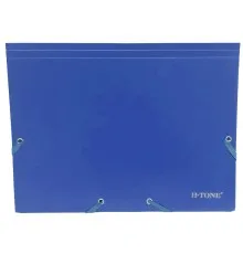 Папка на резинках H-Tone А4, синя (FOLD-HT-JJ40941-BL)