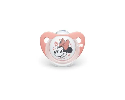 Пустышка Nuk Trendline Disney Mickey 6-18 мес., красная (3954017)