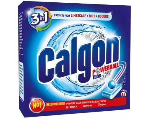 Помякшувач води Calgon Таблетки 4 в 1 15 шт. (5011417544143/5997321701813)