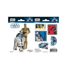 Стикер-наклейка ABYstyle Star Wars — R2-D2/C3PO 16х11 см / 2 листа (ABYDCO160)