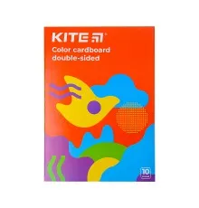 Кольоровий картон Kite А4, двосторонній Fantasy, 10 аркушів/10 кольорів (K22-255-2)