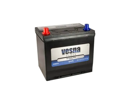 Аккумулятор автомобильный Vesna 60 Ah/12V Japan (415 160)