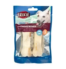 Ласощі для собак Trixie Кістка для чищення зубів з качкою Denta Fun 10 см 70 г (4011905313917)