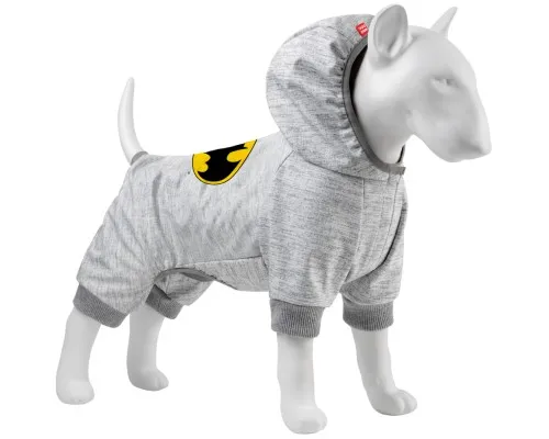 Комбінезон для тварин Collar WAUDOG Clothes Бетмен лого софтшелл L55 B 69-76 см, С 46-52 см (312-2001)