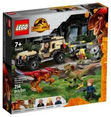 Конструктор LEGO Jurassic World Перевезення пірораптора та дилофозавра 254 деталі (76951)