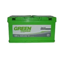 Акумулятор автомобільний GREEN POWER Standart 100Ah Ев (-/+) (840EN) (22364)