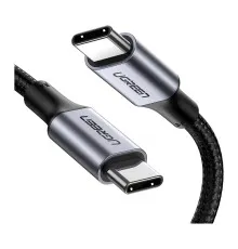 Дата кабель USB 2.0Type-C to Type-C 1.5m 100W US316 Space Gray Ugreen (70428)
