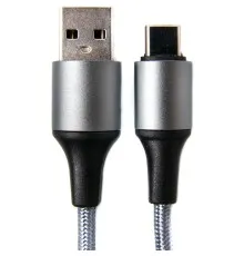 Дата кабель USB 2.0 AM to Type-C 1.0m gray Dengos (NTK-TC-MT-GREY)