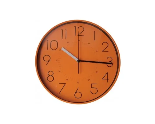 Настінний годинник Optima Flash пластиковий, помаранчевий (O52096)