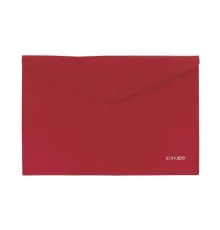 Папка - конверт Economix А4 180 мкм, непрозора, фактура "помаранч", червона (E31305-53)
