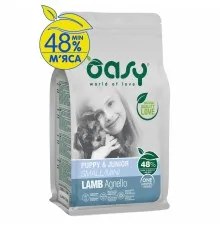 Сухий корм для собак OASY One Animal Protein PUPPY Small/Mini з ягням 2.5 кг (8053017348452)