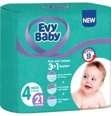 Подгузники Evy Baby Maxi 7-18 кг 21 шт (8690506520281)