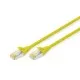 Патч-корд 1м, CAT 6a S-FTP, AWG 26/7, Cu, LSZH, yellow Digitus (DK-1644-A-010/Y)