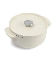 Кастрюля KitchenAid чавунна з кришкою 3,3 л Мигдалевий крем (CC006056-001)