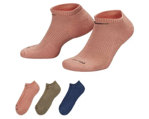 Шкарпетки Nike U NK EVERYDAY PLUS CUSH NS 3PR SX6889-955 38-42 3 пари Мультиколор (195244778430)
