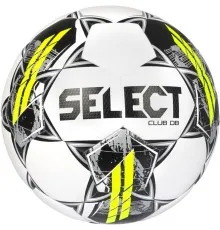 М'яч футбольний Select FB Club DB v23 білий, сірий Уні 4 (5703543316045)