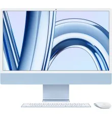 Компьютер Apple A2873 24" iMac Retina 4.5K / Apple M3 with 10-core GPU, 256SSD, Blue (MQRQ3UA/A)