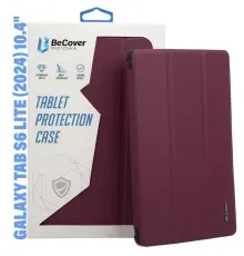 Чехол для планшета BeCover Smart Case Samsung Tab S6 Lite (2024) 10.4" P620/P625/P627 Red Wine (710821)