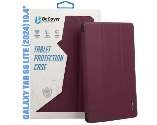 Чехол для планшета BeCover Smart Case Samsung Tab S6 Lite (2024) 10.4" P620/P625/P627 Red Wine (710821)