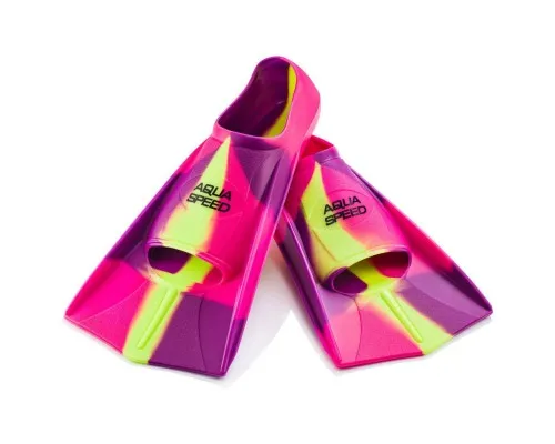 Ласти Aqua Speed Training Fins 137-93 7930 рожевий, фіолетовий, жовтий 31-32 (5908217679307)