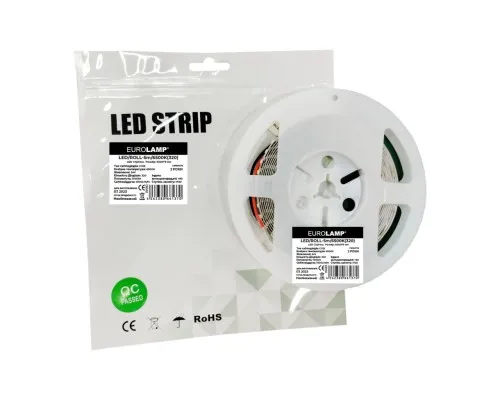 Світлодіодна стрічка Eurolamp LED/ROLL 24V, 6500K 5м