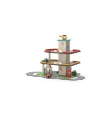 Ігровий набір Viga Toys Дерев'яний паркінг з АЗС (44509)