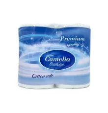 Туалетная бумага Camelia Premium 3 слоя 4 рулона (8606111248014)